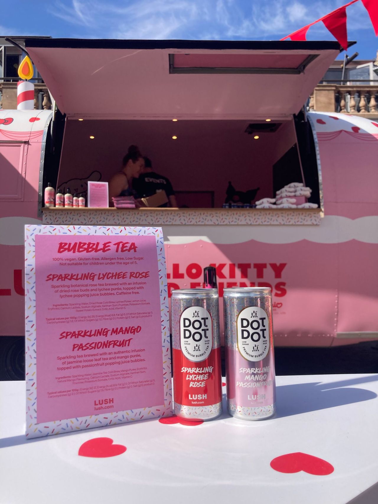 Matcha Lemonade Bubble Tea in can