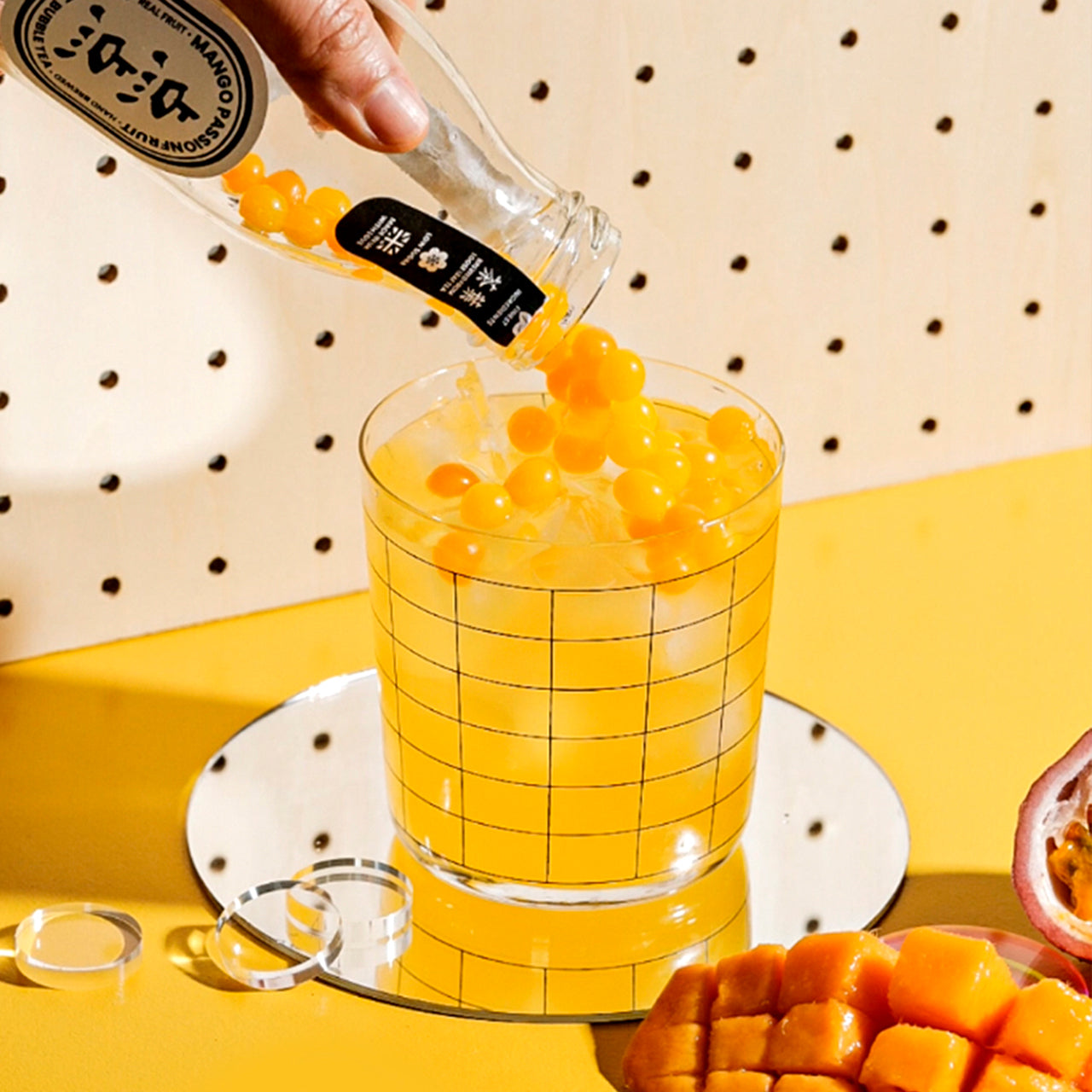 Mango Passionfruit Bubble Tea