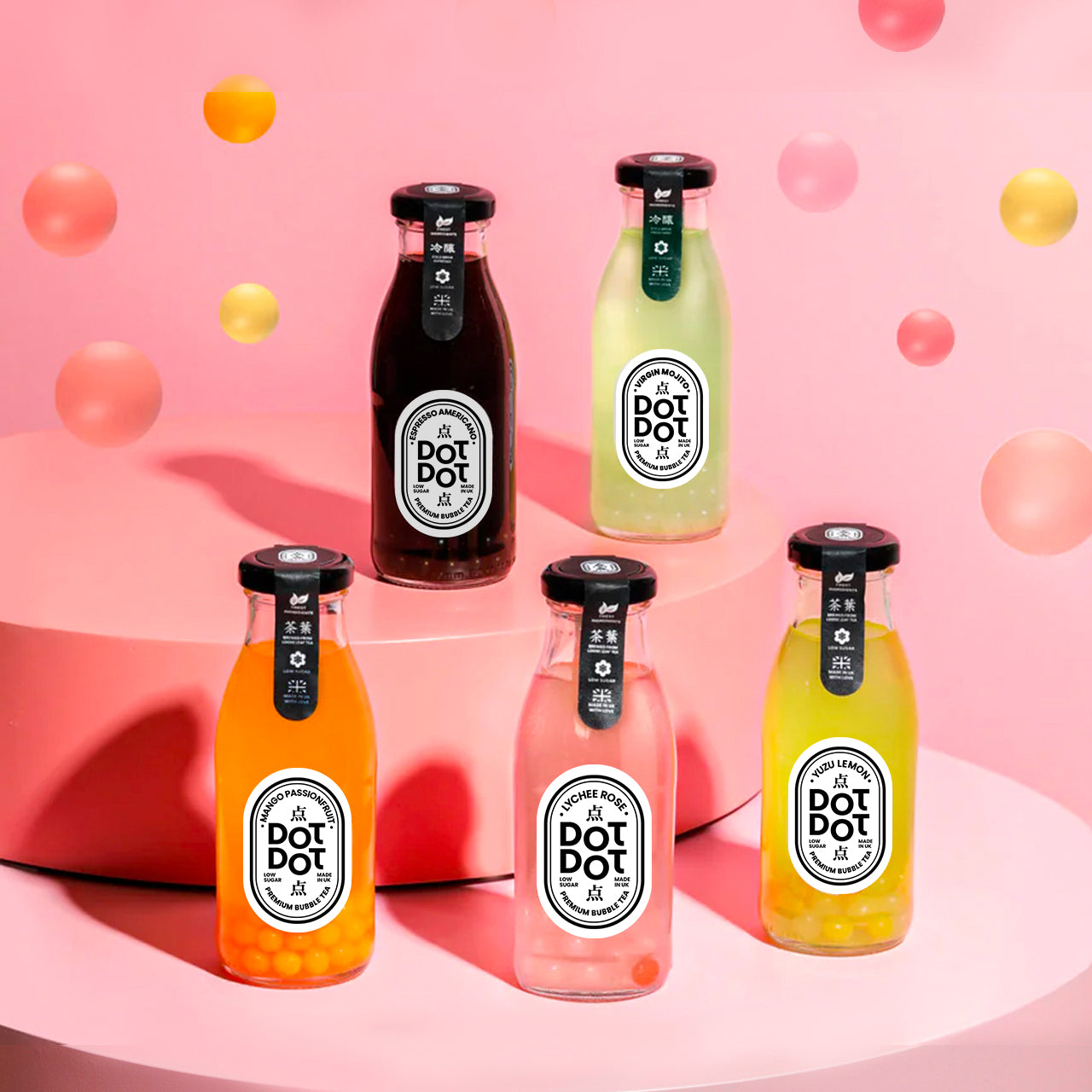 Lychee Rose Bubble Tea