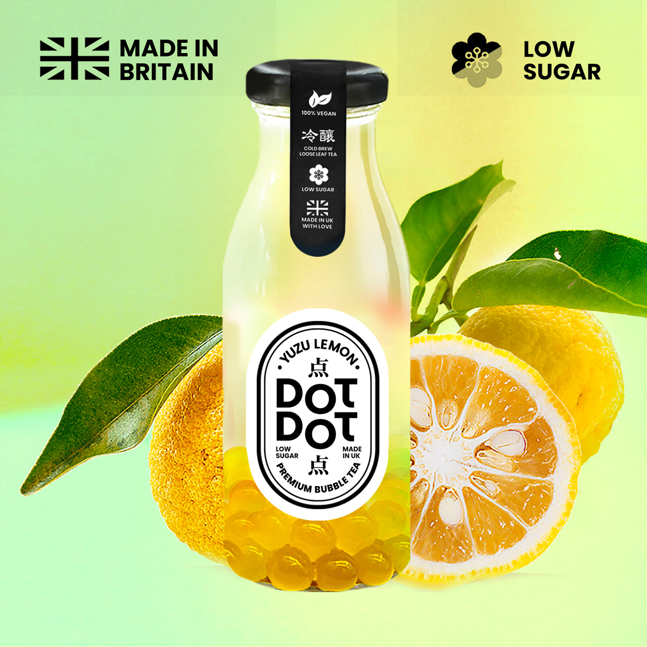 Yuzu Lemon Bubble Tea