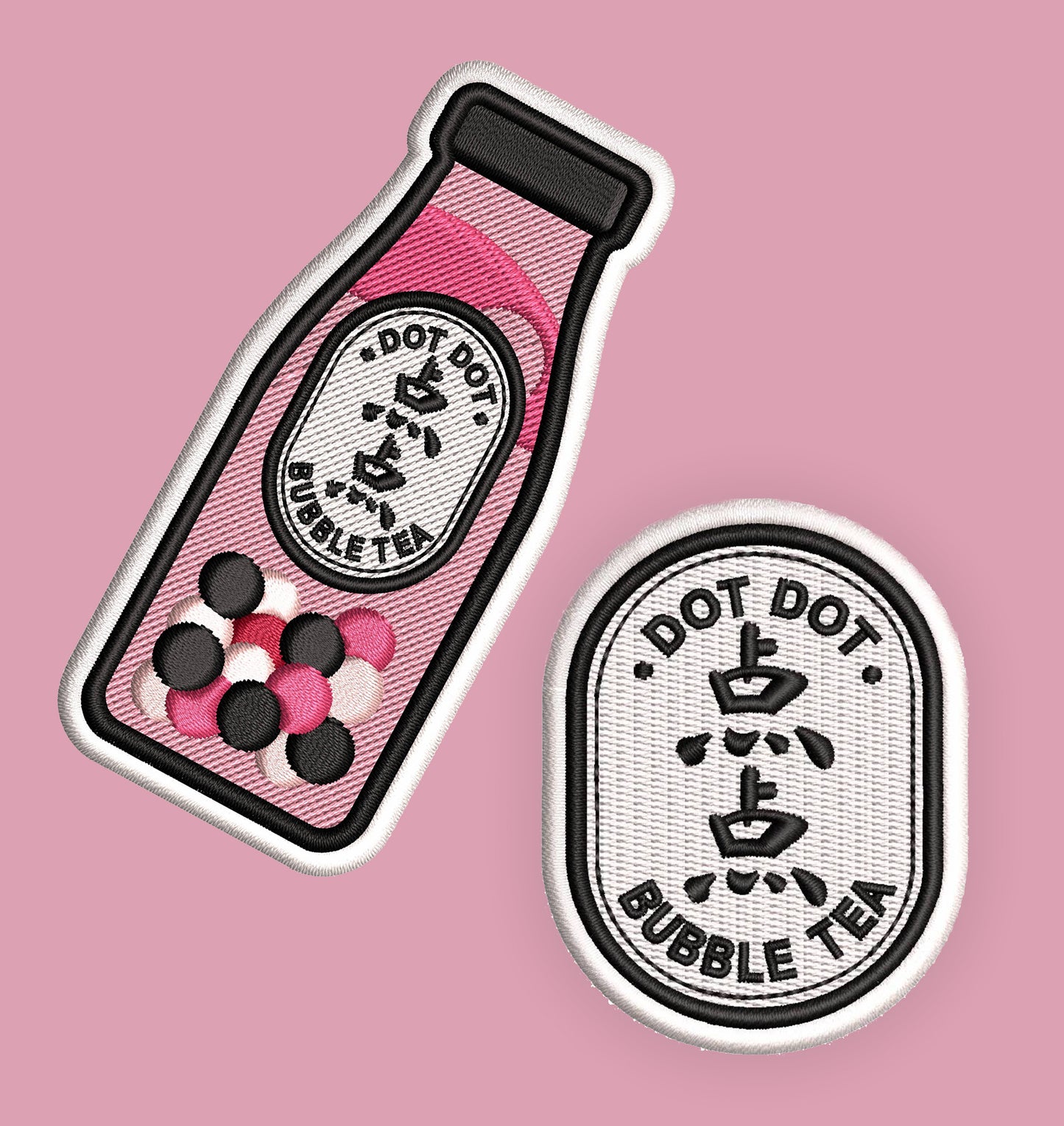 Dot Dot Embroidery Badges
