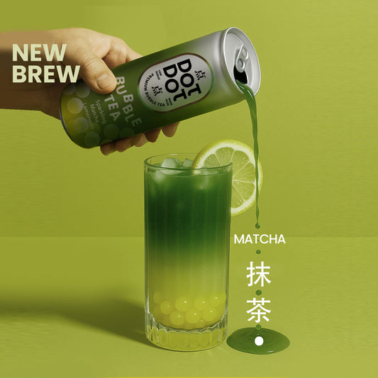 Matcha Lemonade Bubble Tea in can