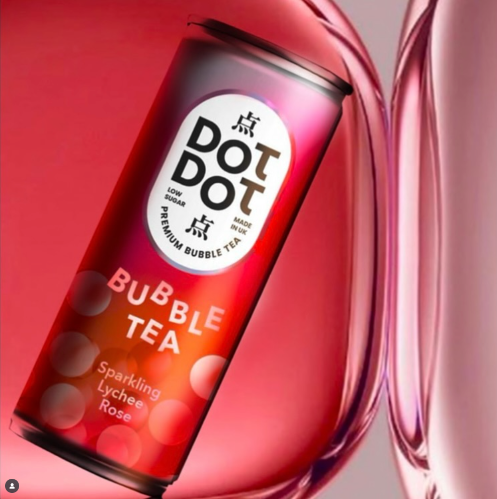 Sparkling Mango Passionfruit Bubble Tea in can