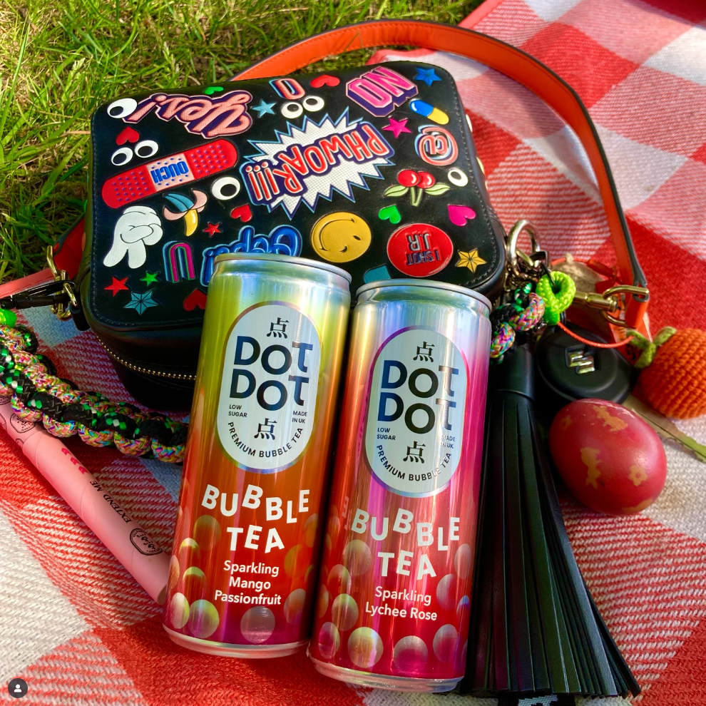 Sparkling Mango Passionfruit Bubble Tea in can