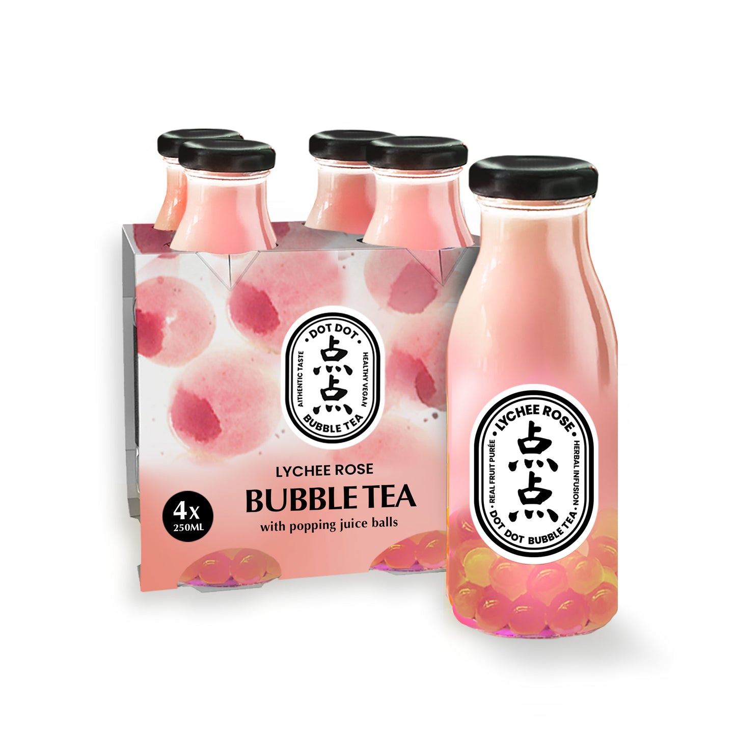 Lychee Rose Bubble Tea
