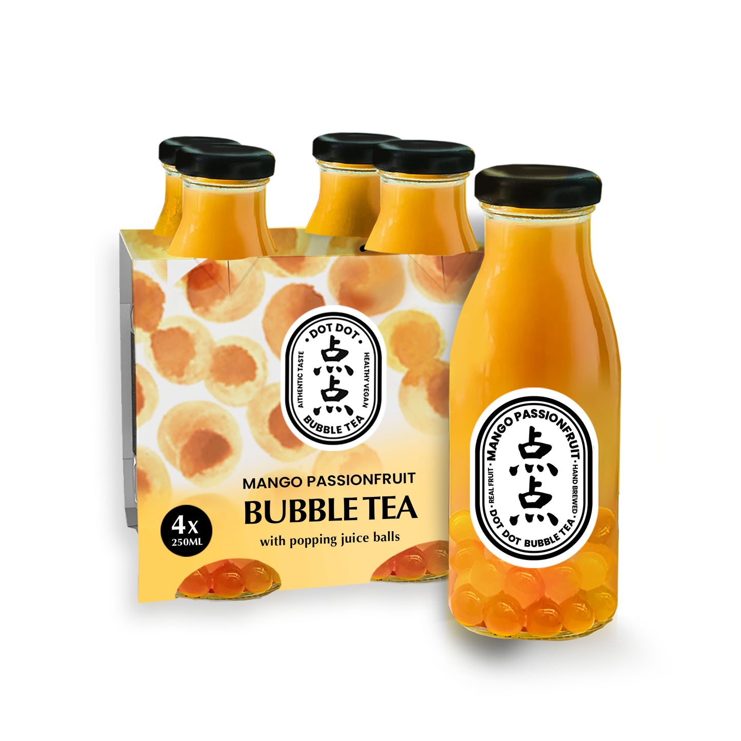 Mango Passionfruit Bubble Tea