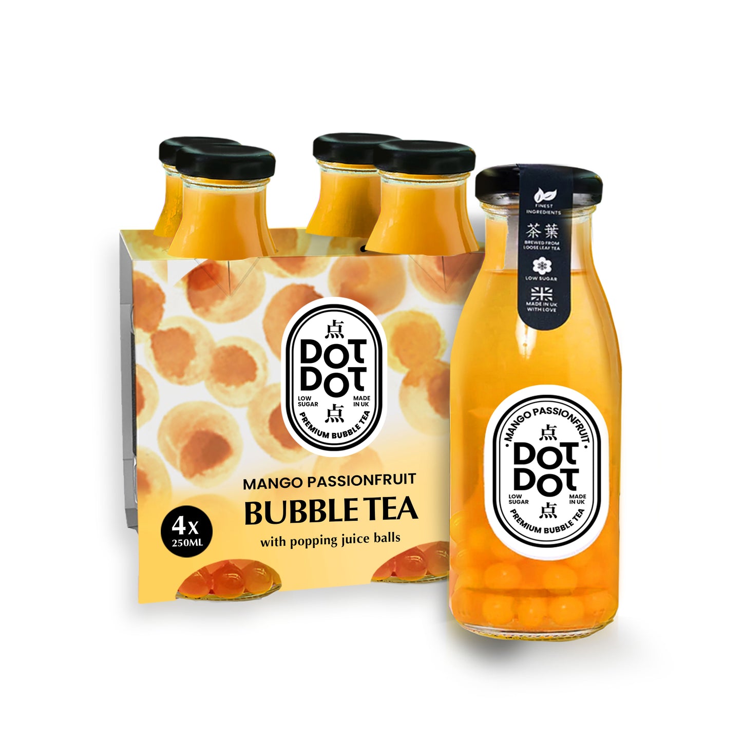 Mango Passionfruit Bubble Tea