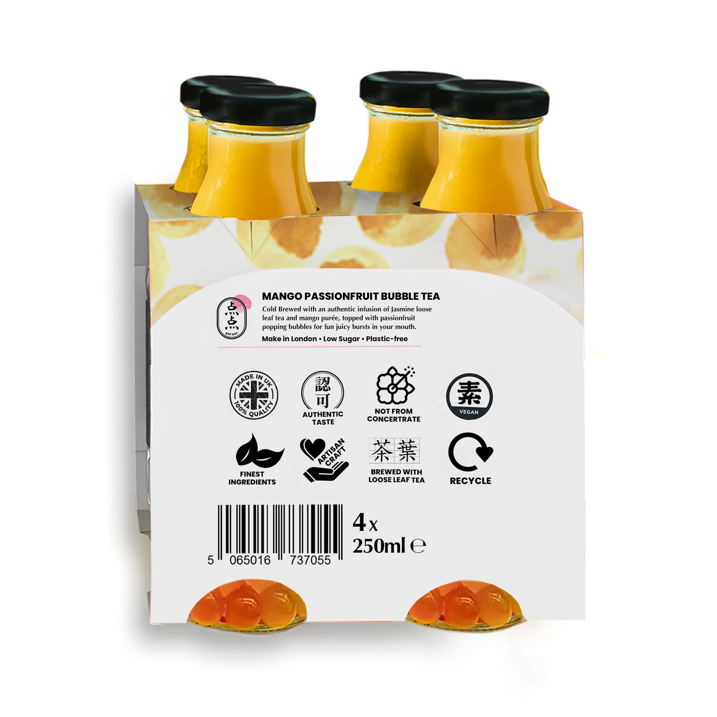 Mango Passionfruit Bubble Tea