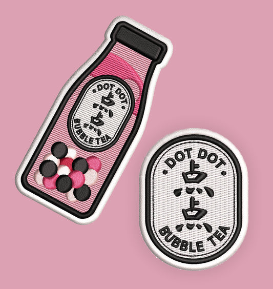 Dot Dot Embroidery Badges